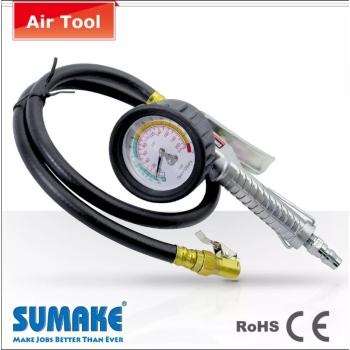 Пневмопистолет с манометром для подкачки колес (15 атм.) (3в1) (Sumake SA-6612)