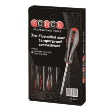 Набор отверток Torx с отверстием 5-ти лучевые 7 пр. (TS10-TS40) (FORCE 20717)