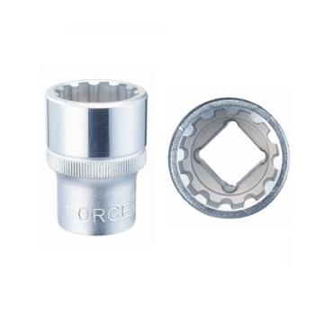 3/8" Головка Spline 16 мм, L=25 мм для 6-гр., 12-гр., 5/8", E20 (FORCE 53Q16)