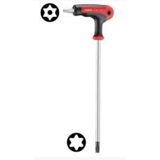 Ключ Torx Т10хT-10H с Г-обр. ручкой L=68/140 мм (FORCE 76710G)