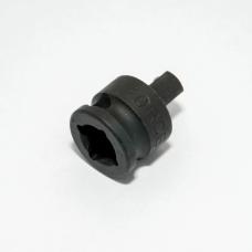 3/8" Адаптер ударный 3/8"(F) x 1/4"(M) L=35 мм (FORCE 80932MPB)