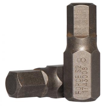 10 мм Бита шестигранная (HEX) 8 мм, L=30 мм (FORCE 1743008)