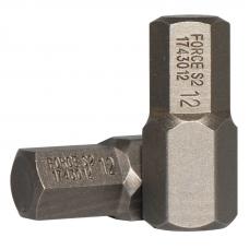 10 мм Бита шестигранная (HEX) 12 мм, L=30 мм (FORCE 1743012)