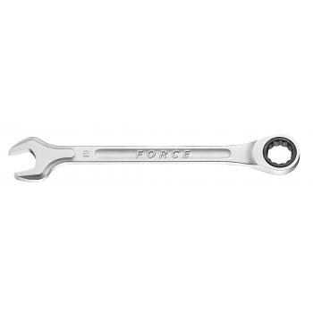 Ключ рожково-накидной трещоточный 10 мм, L=160 мм (FORCE 75710)