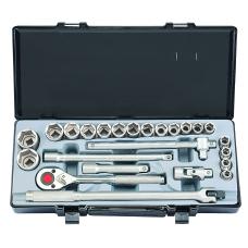 1/2" Набор инструмента 6-гр. 24 пр. (10-32 мм) (FORCE 4245B)