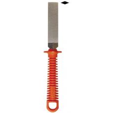 Напильник абразивный, ромбовидный для заточек зубьев пил и ножовок (L=70 мм) (Samurai DFH-70)